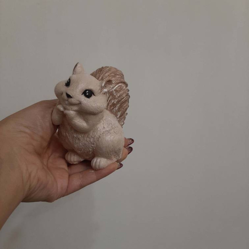 مجسمه مدل بلوط و سنجاب بسته 3 عددی