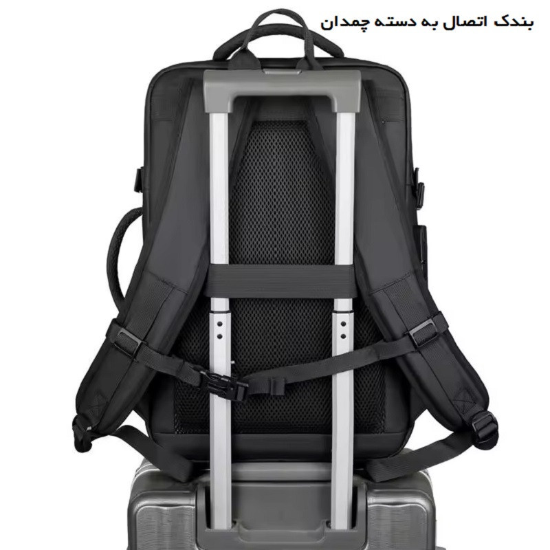 کوله پشتی لپ تاپ مدل وکیوم 2523 مناسب برای لپ تاپ 14.1 تا 15.6 اینچی