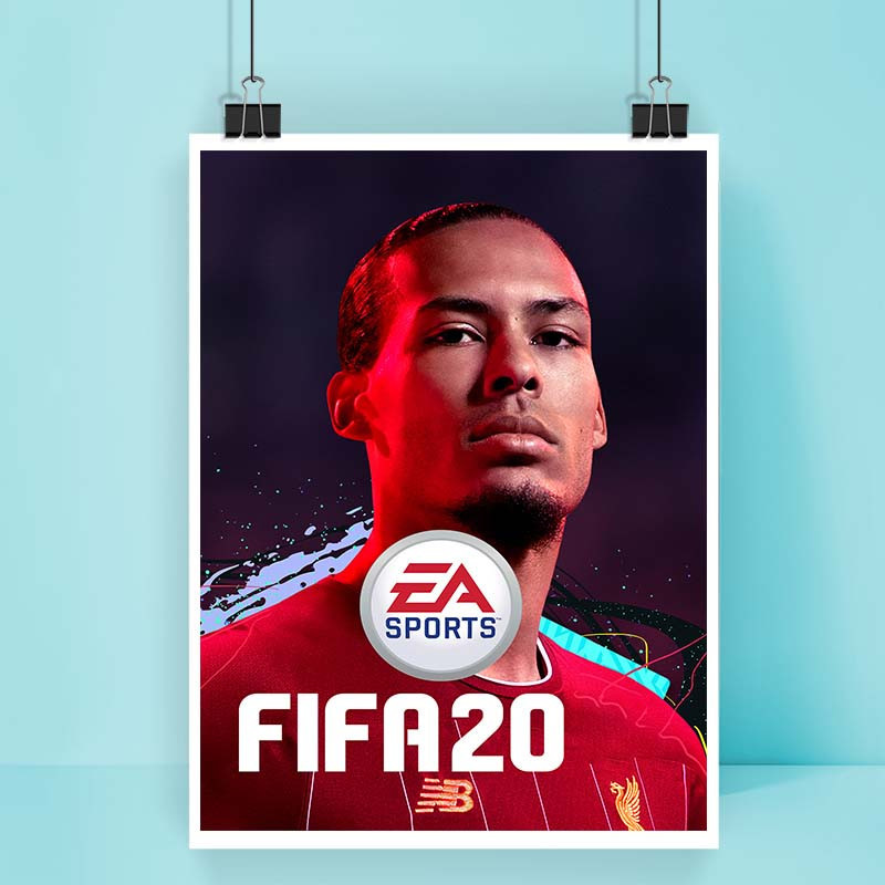 پوستر کارنيکا طرح فیفا FIFA کد 80768 مجموعه 8 عددی