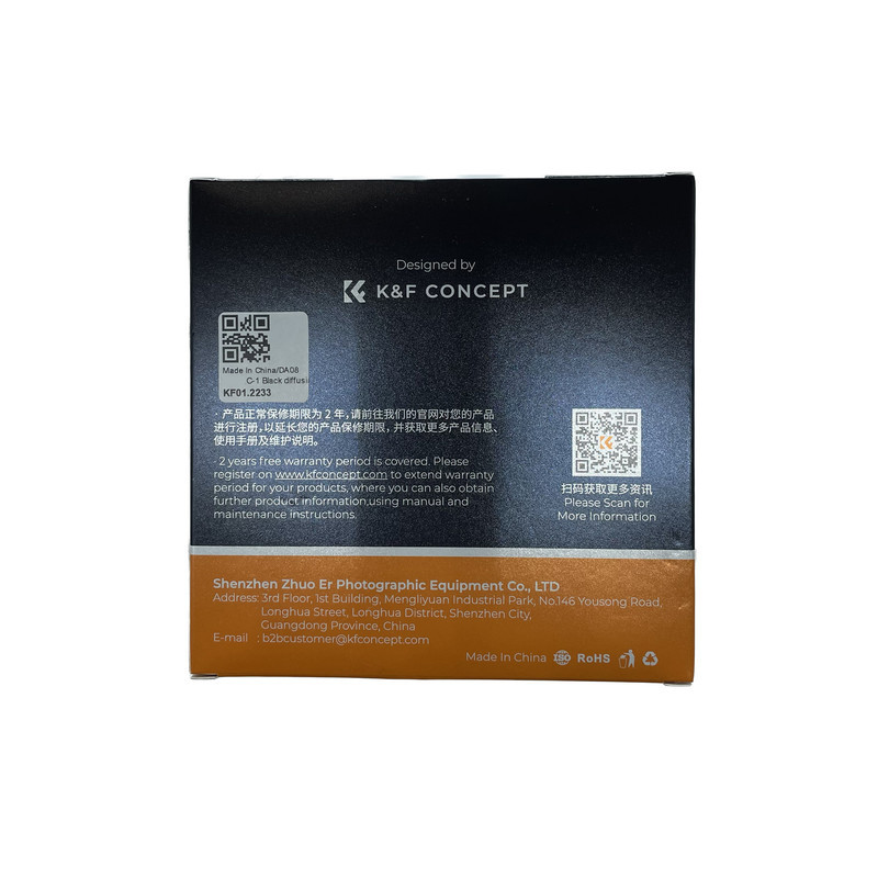 فیلتر لنز کی اند اف مدل BLACK DIFFUSION1 (HMC) NANO-C -62MM