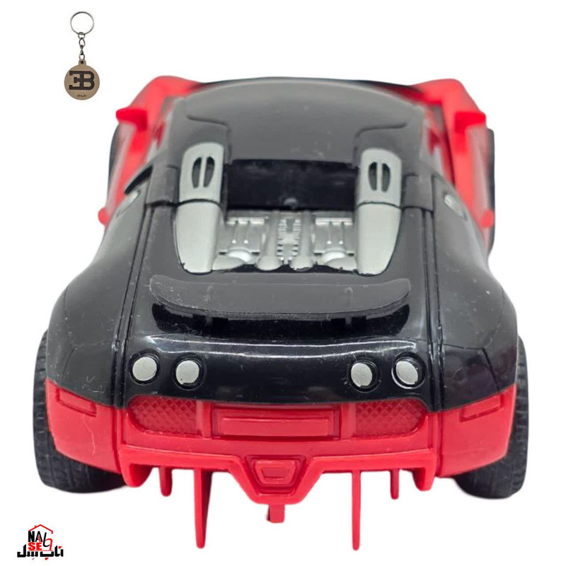 ماشین بازی ناب سل مدل بوگاتی تبدیل شونده Bugatti Naab001 همراه با جاسوییچی