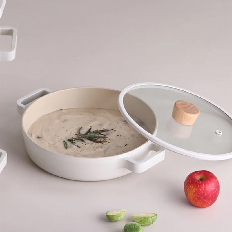تابه نیوفلیم مدل LOW STOCKPOT سایز 30