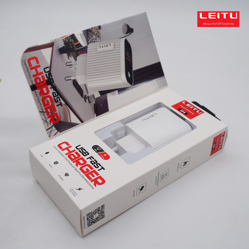 شارژر دیواری لیتو مدل LH - 6 به همراه کابل تبدیل لایتنینگ