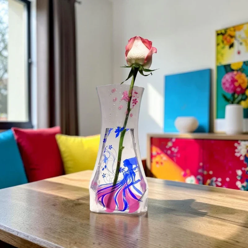 گلدان دکوری مدل خانمی بسته ده عددی