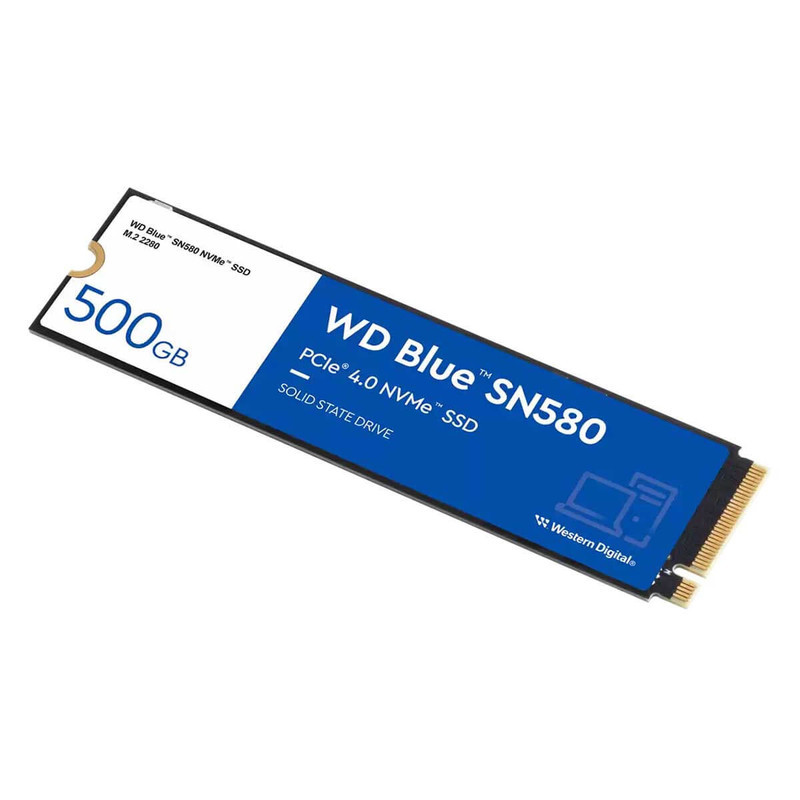 اس اس دی اینترنال PCIe Gen4 x4 وسترن دیجیتال مدل Blue SN580  ظرفیت 500 گیگابایت