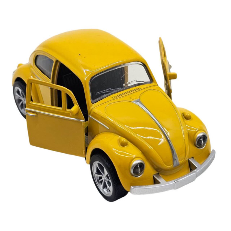 ماشین بازی ناب سل مدل فولکس بیتل کلاسیک کلکسیونی فلزی عقب کش کد Volkswagen Classical Beetle