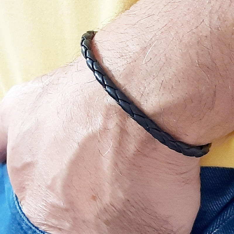 دستبند مردانه مدل آنائل کد 6660