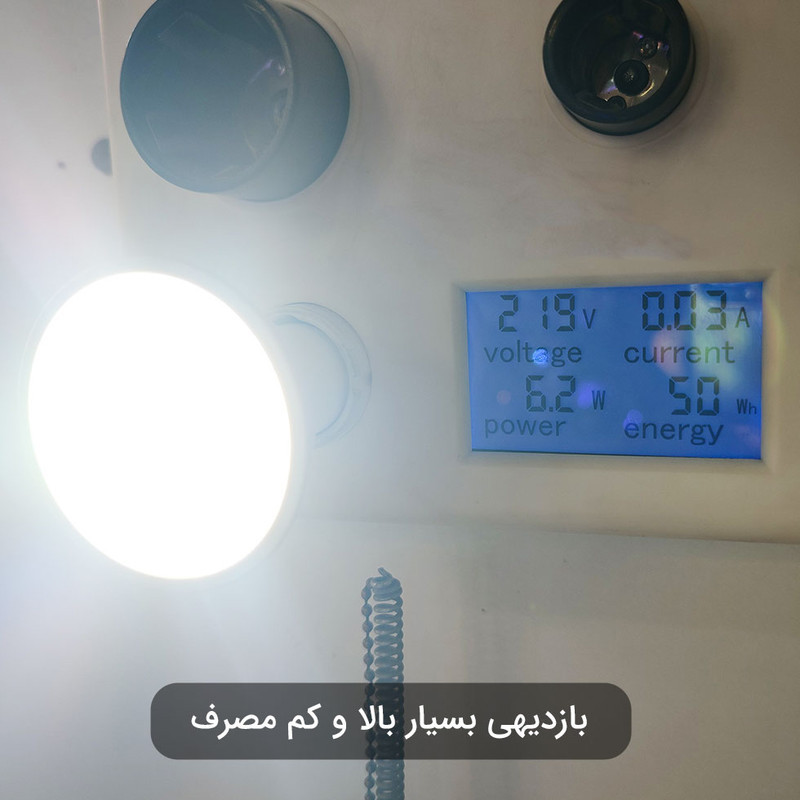 لامپ هالوژن ال ای دی 7 وات ویم لایت پایه GU10 بسته 8 عددی