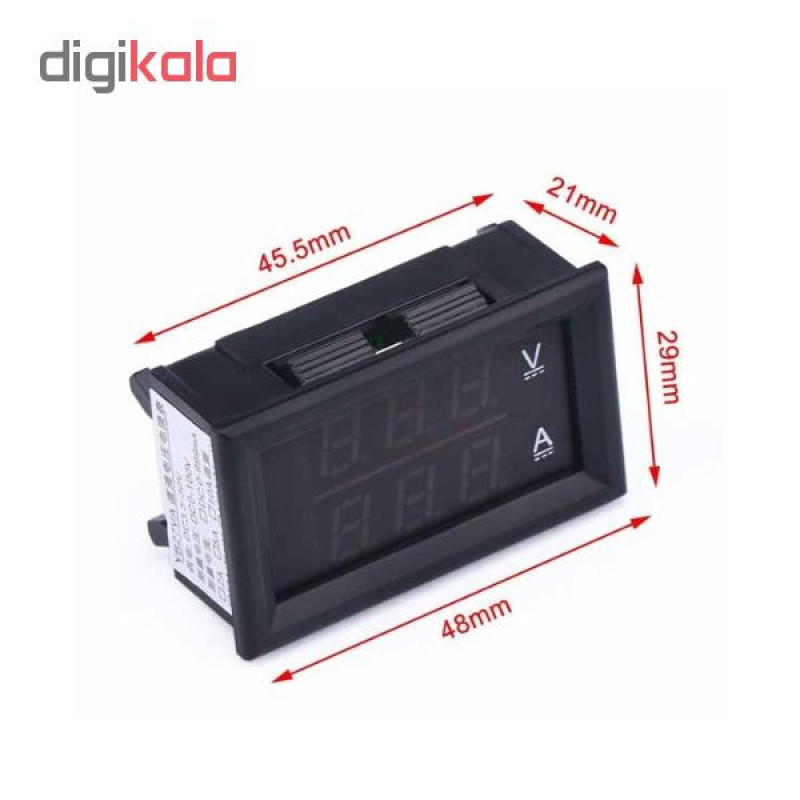 نمایشگر دیجیتال ولتاژ و جریان DC مدل 001
