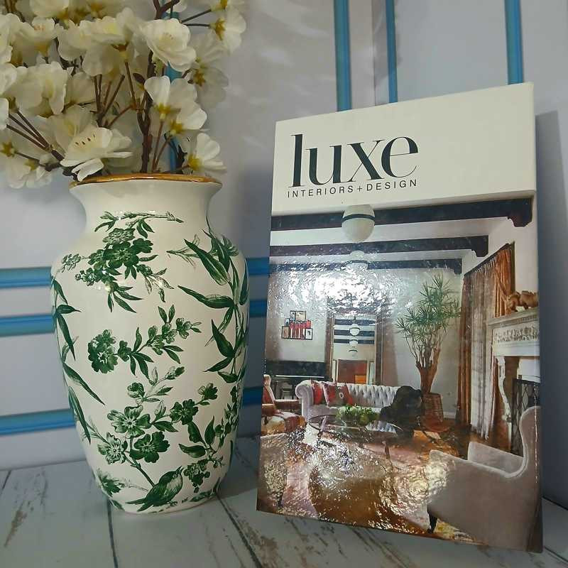 دکوری مدل گلدان طرح چکاوک کد 010