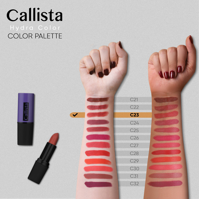 رژ لب جامد کالیستا سری Hydra Color شماره C23