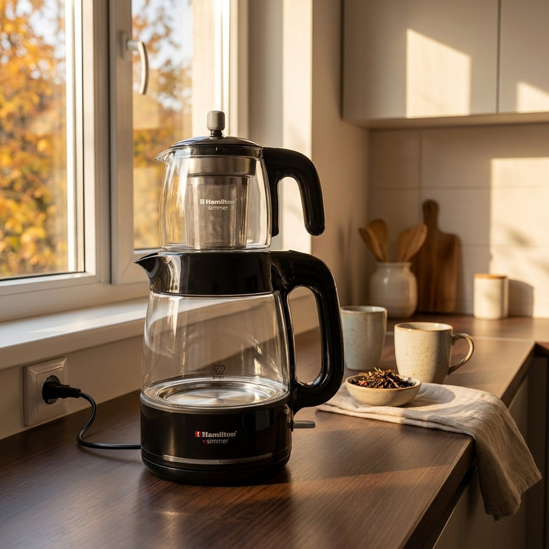 چای ساز روی هم همیلتون مدل HTT-5240
