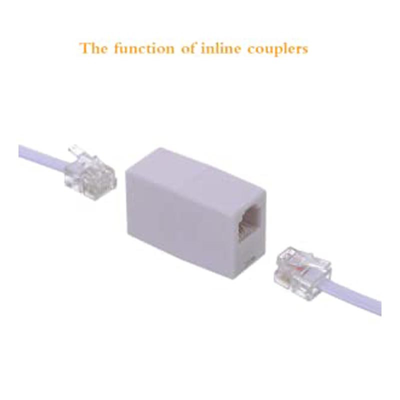 مبدل افزایش طول تلفن مدل DIN-1TO1 بسته 5 عددی