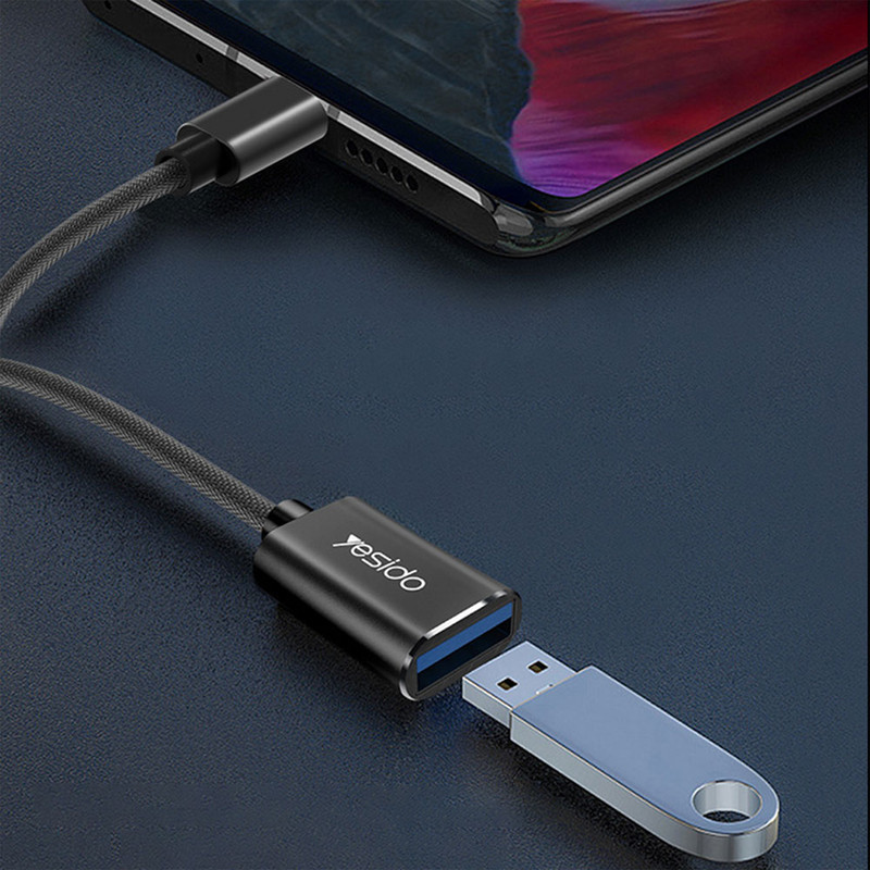 مبدل OTG USB-C به USB یسیدو مدل GS01