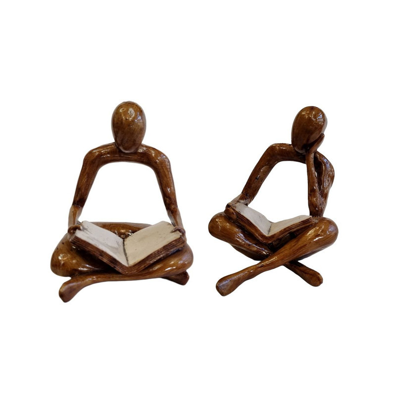مجسمه مدل کتابخوان کد 2608 مجموعه دو عددی