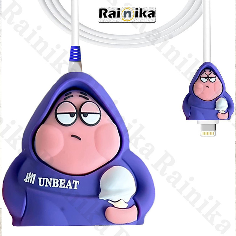 محافظ کابل شارژر دیواری رینیکا مدل Unbeat BA مناسب برای شارژر اپل 20 وات ba مجموعه 5 عددی
