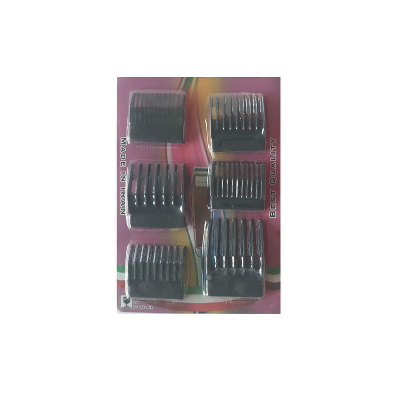 ست شانه ماشین اصلاح مدل 6pc مجموعه 6 عددی