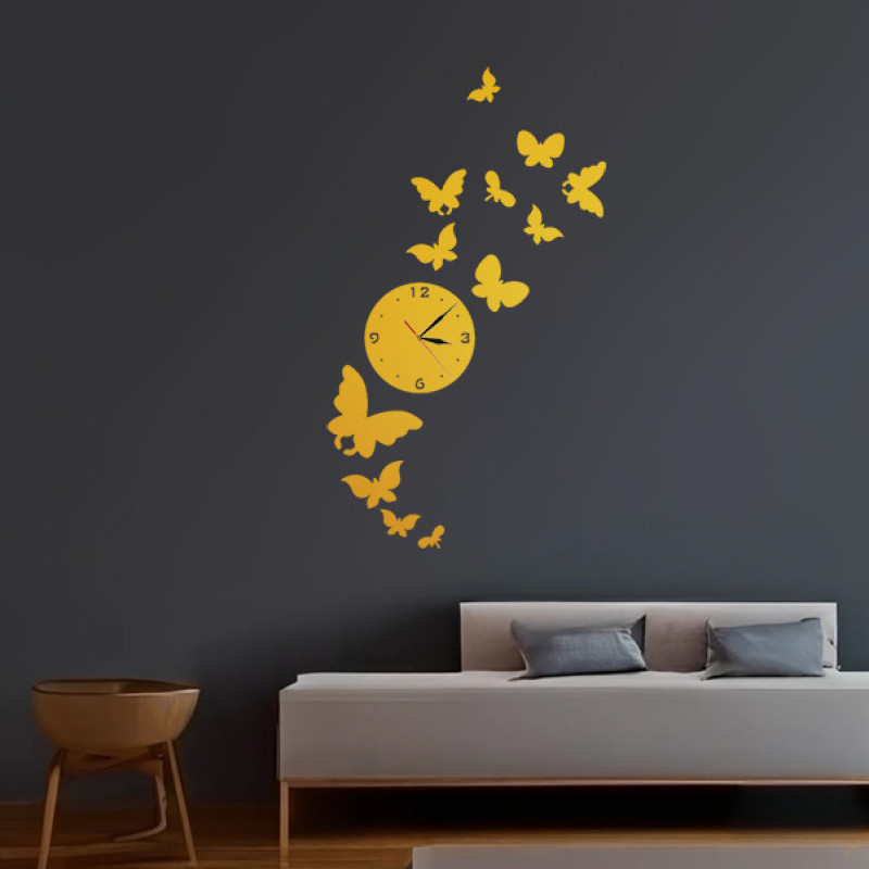 ساعت دیواری پلکسی عقربه‌ای با نشانگر فانتزی کد C84