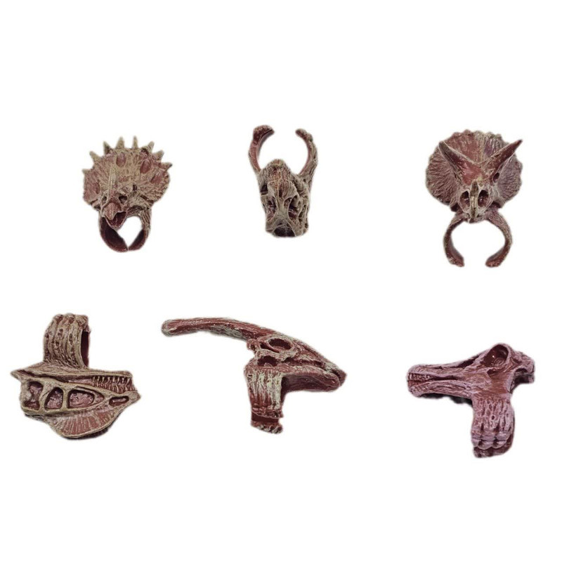 اسباب بازی شانسی ناب سل مدل انگشتر جادویی دایناسور مجموعه 12 عددی کد DINOSAUS MAGIC RING