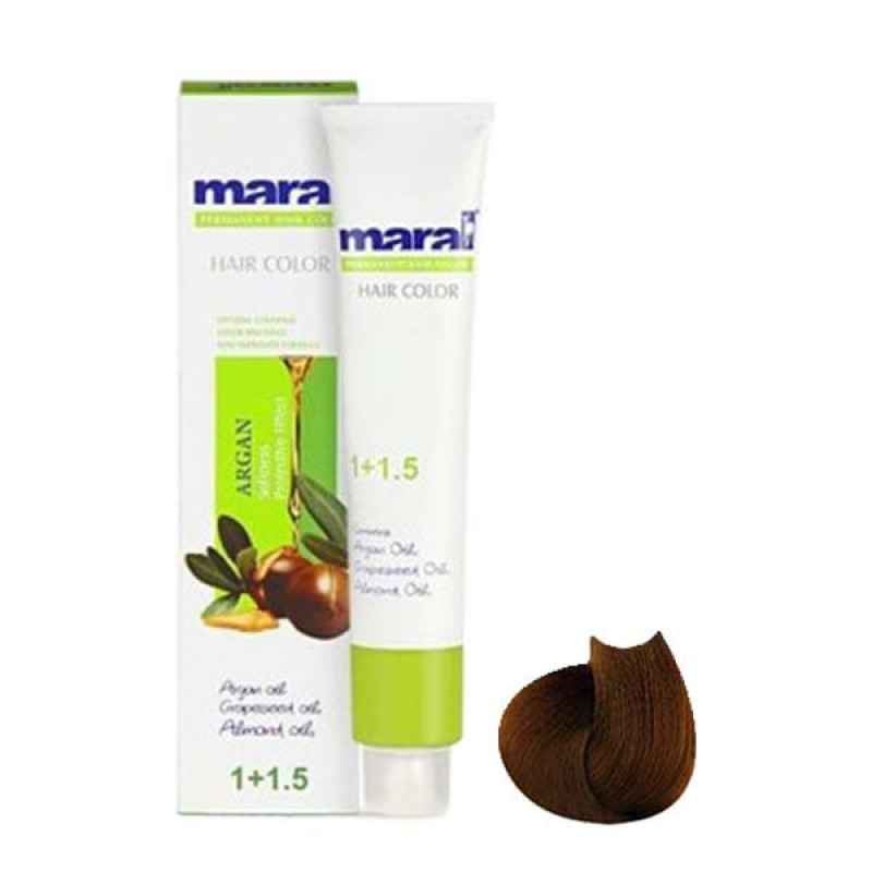 رنگ مو مارال مدل Tobacco شماره 5.05 حجم 100 میلی لیتر رنگ قهوه ای تنباکویی روشن