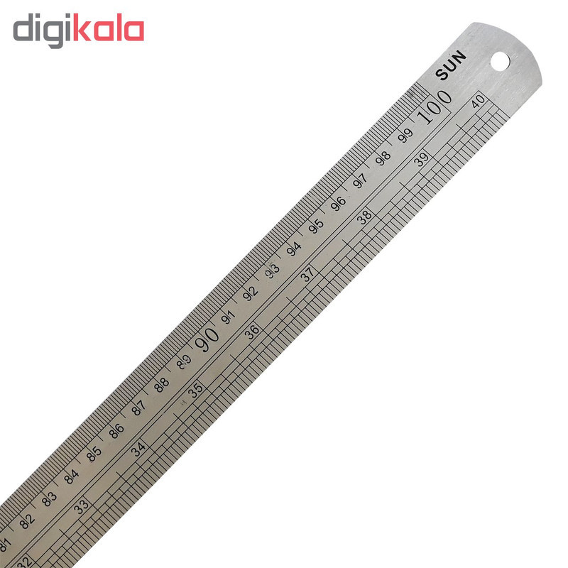 خط کش فلزی سان کد S22 سایز 100 سانتی متر
