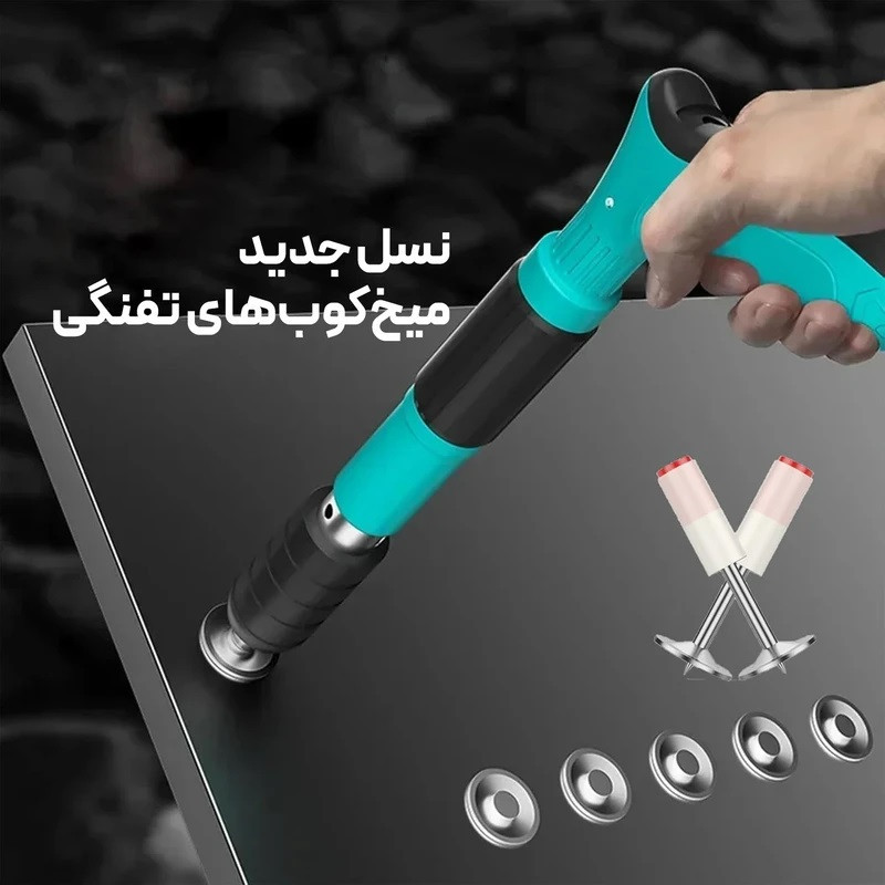 تفنگ میخ کوب دلیکس مدل BLUE100 سایز 50 میلیمتر
