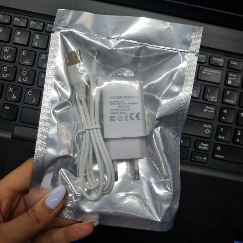 شارژر دیواری 7.5 وات مدل J-10 به همراه کابل USB-C