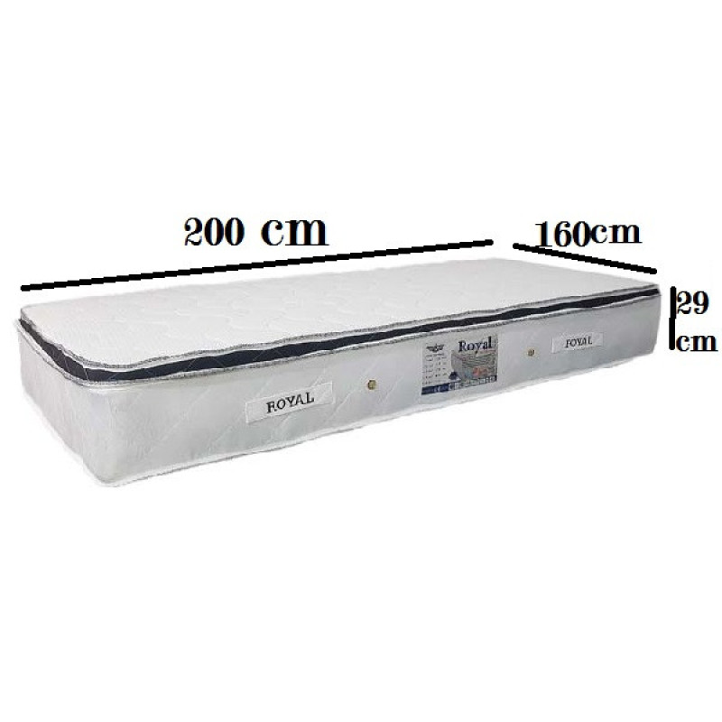تشک رویال مدل ریلکس M09P دو نفره سایز 200 × 160 سانتی‌ متر