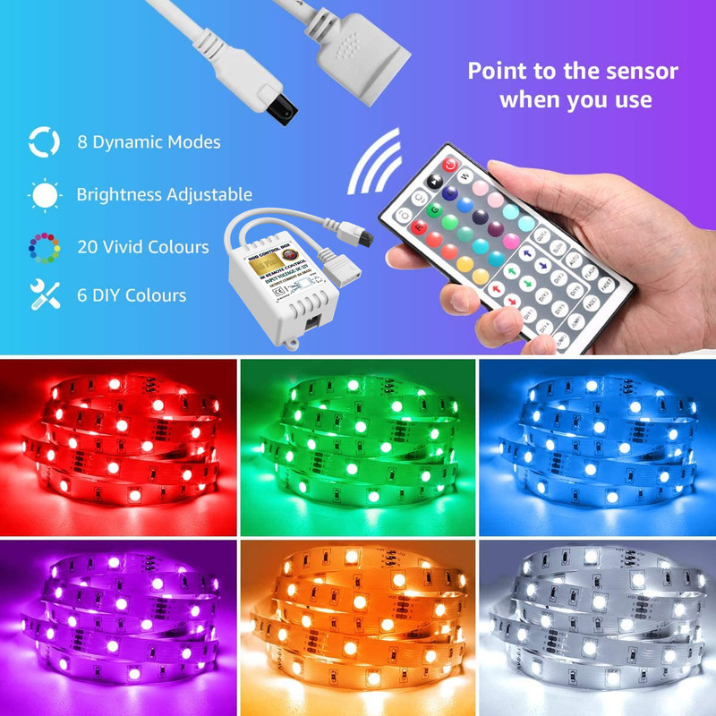 ریسه ال ای دی مدل As plus RGB44 key طول 5 متر