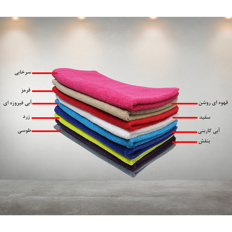 حوله دستی هوم اند لایف مدل تلکا سایز 40x75 سانتی متر