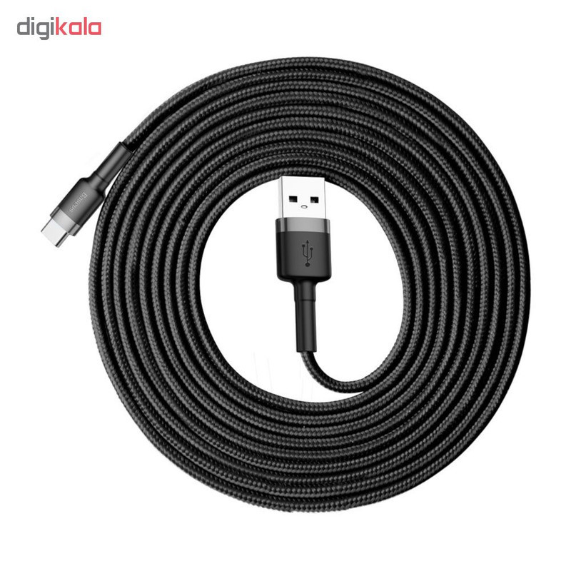 کابل تبدیل USB به USB-C باسئوس مدل Cafule طول 3 متر