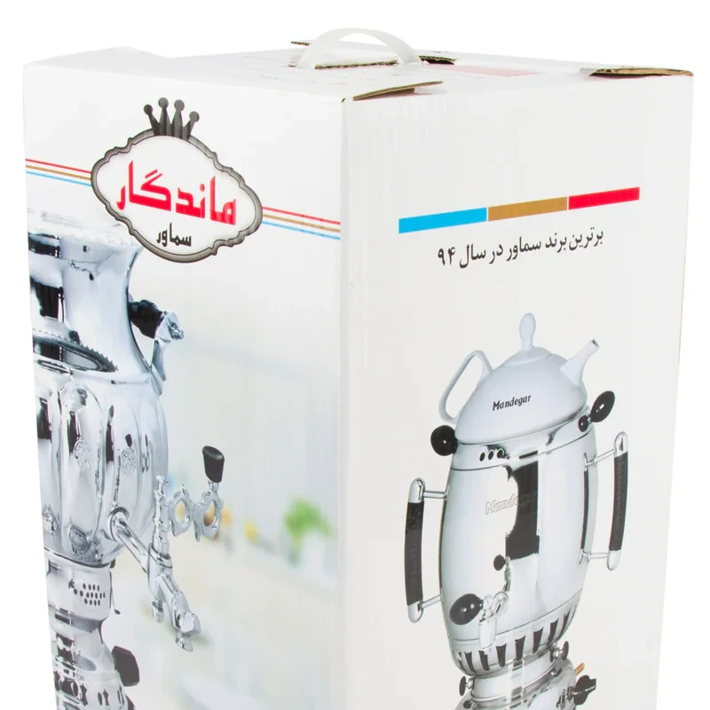 سماور گازی ماندگار کد 3091 گنجایش 8 لیتر