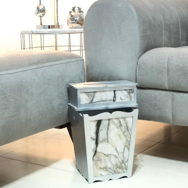ست سطل و جای دستمال کاغذی مدل set_198