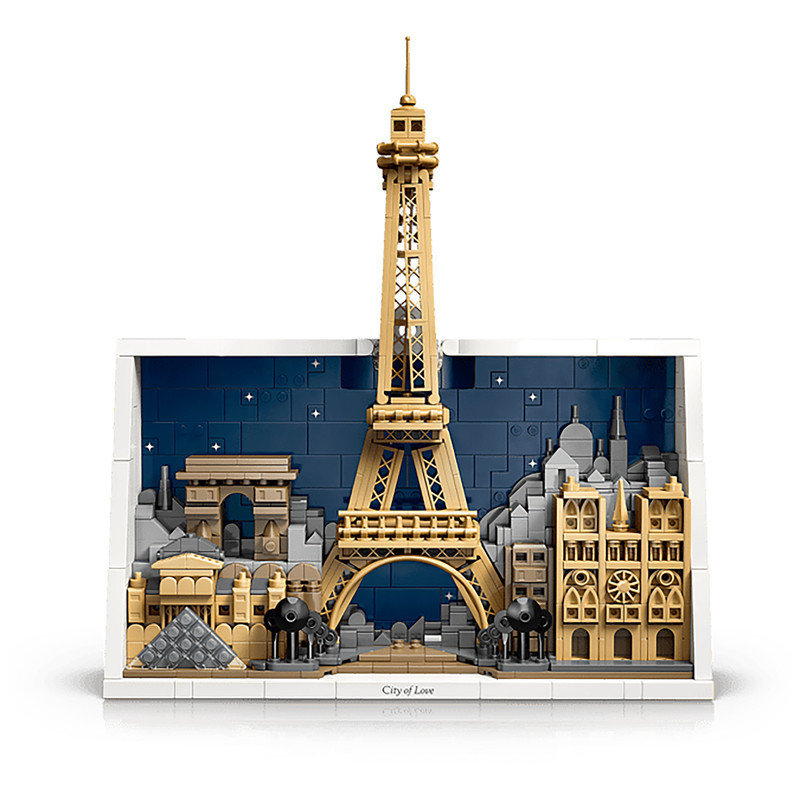 لگو 958 تکه سری Architecture مدل Paris – City of Love کد 21064