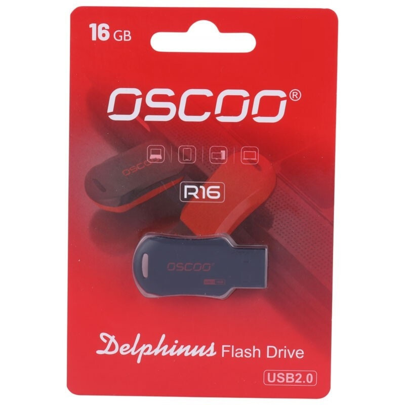 فلش مموری اوسکو مدل R16 ظرفیت 16 گیگابایت با رابط USB 2.0