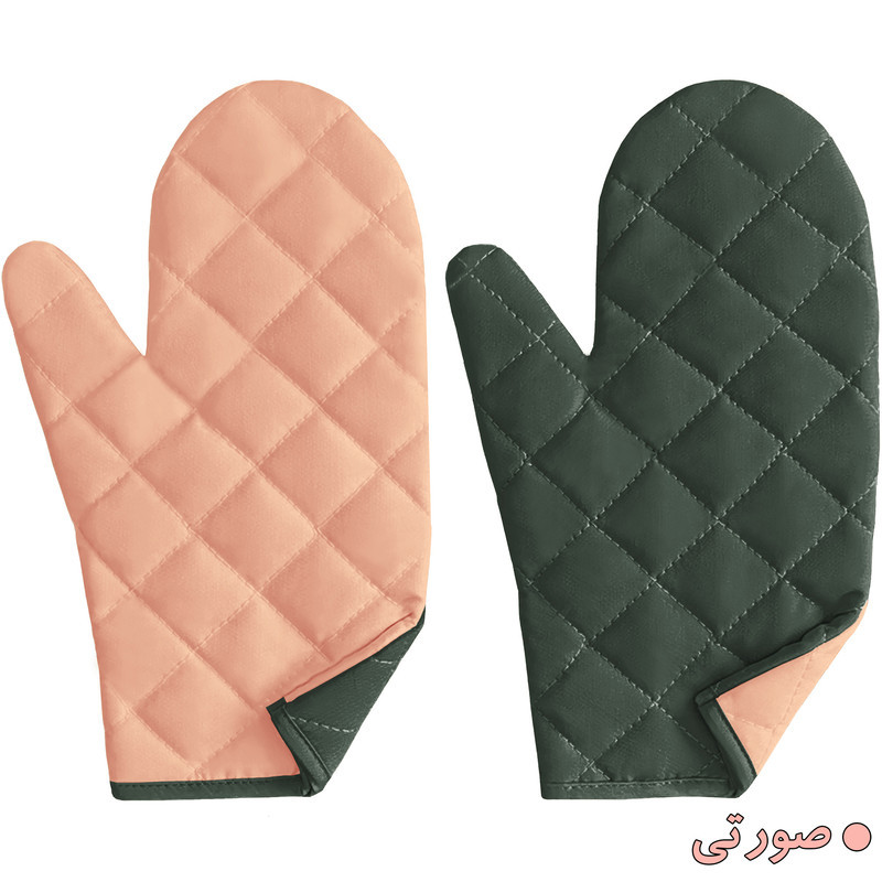 دستکش فر راولا کد N109 مجموعه 2 عددی