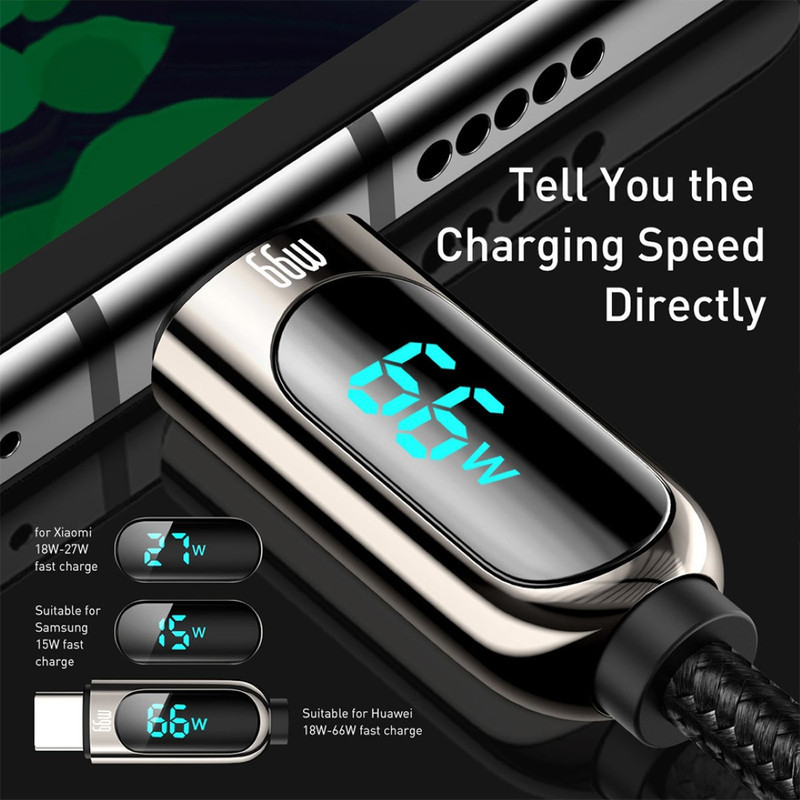 کابل تبدیل USB به USB-C باسئوس مدل CASX020101 طول 2 متر