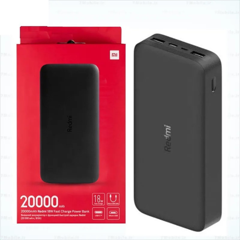 پاوربانک مدل PB200LZM ظرفیت 20000 میلی آمپر ساعت