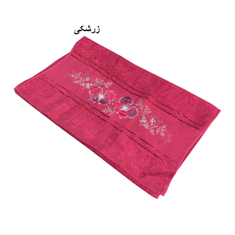 حوله دستی ماندگار مدل GOL119 سایز 40x75 سانتی متر