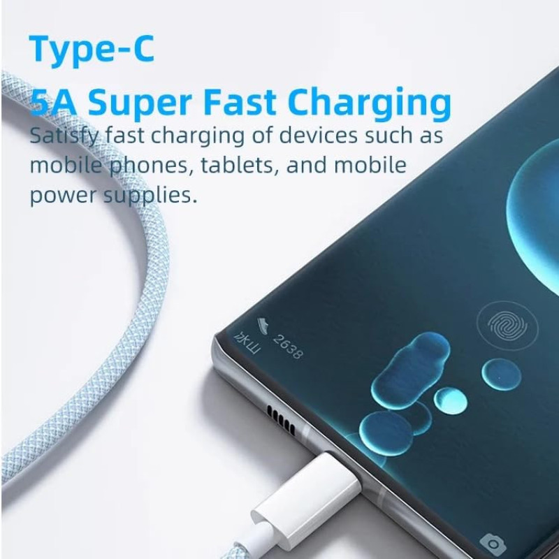 کابل USB-C نیبیوا مدل Power Delivery طول ۲ متر
