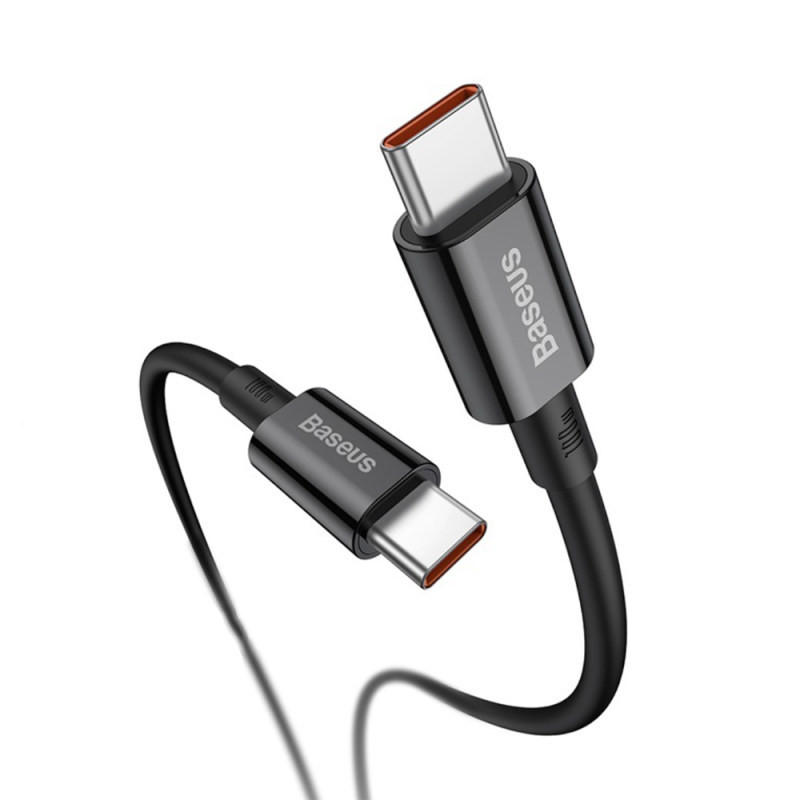 کابل تبدیل USB-C به USB-C باسئوس مدل CATYS-100W طول 1 متر
