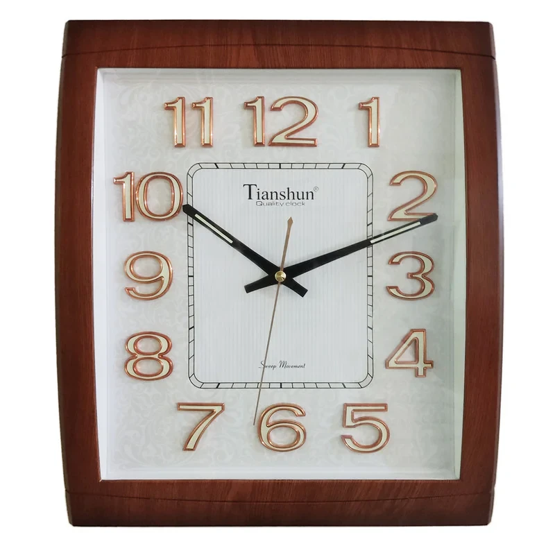 ساعت دیواری تیانشون مدل wood کد 1-2235