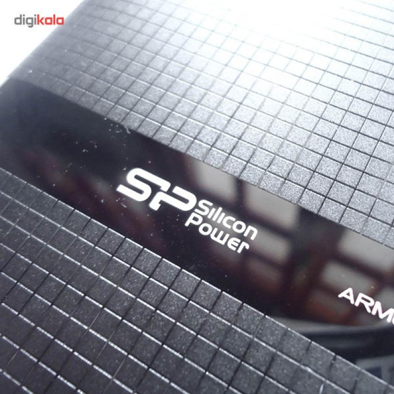 هارد اکسترنال سیلیکون پاور مدل Armor A60 ظرفیت یک ترابایت دارای رابط USB Type-A 3.2