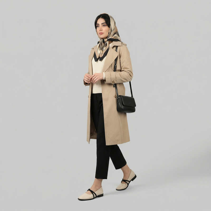 کفش زنانه چرم وحید مدل ماکائو کد 8958
