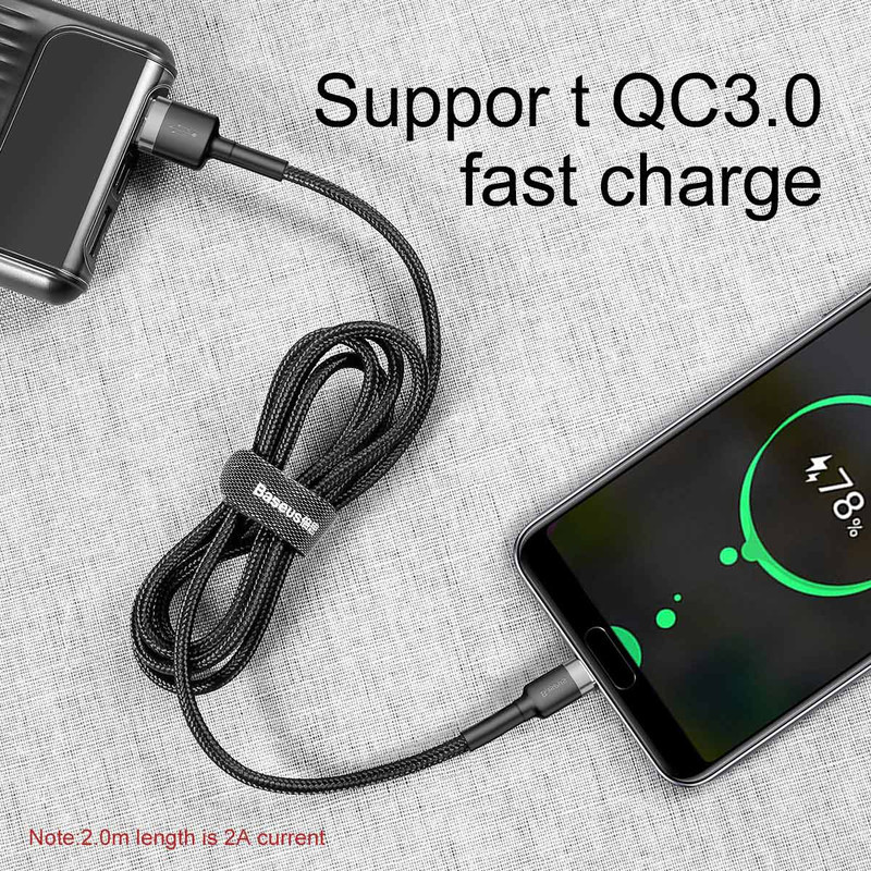 کابل تبدیل USB به USB-C باسئوس مدل CATKLF-UG1 Cafule طول 3 متر