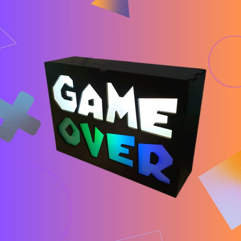 آیکون لایت گیم لند پلاس مدل GAME OVER