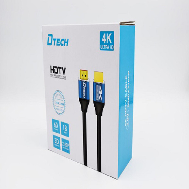 کابل HDMI دیتک مدل 4K V2.0 طول 15 متر