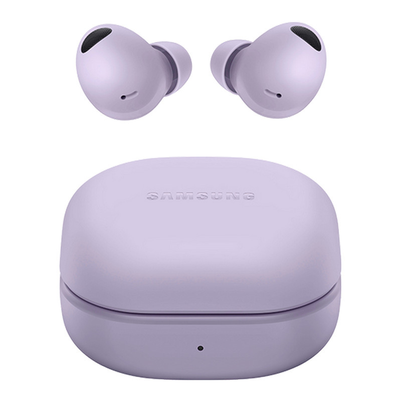 هدفون بلوتوثی سامسونگ مدل Galaxy Buds2 Pro با نویز کنسلینگ فعال (ANC)، درگاه شارژ USB Type-C، دارای میکروفون سه‌گانه، مقاوم در برابر رطوبت و عرق، مجهز به سنسور شتاب‌سنج و مقاومت در برابر آب IPX7