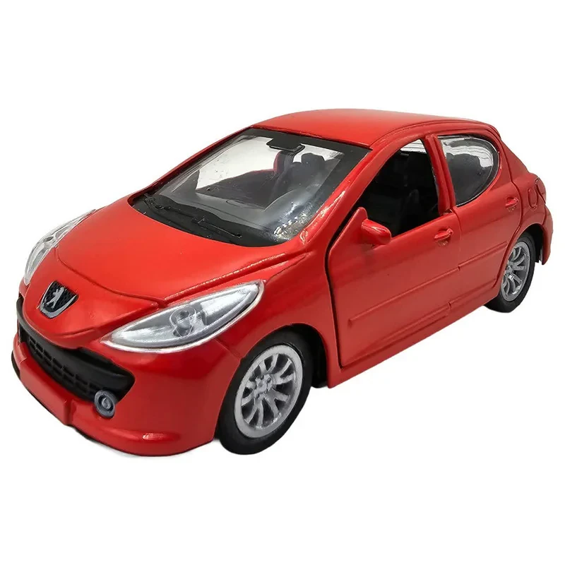 ماکت ماشین ناب سل مدل پژو 207 فلزی عقب کش  کد Peugeot 207 metal pull back naab006 scale 1:48