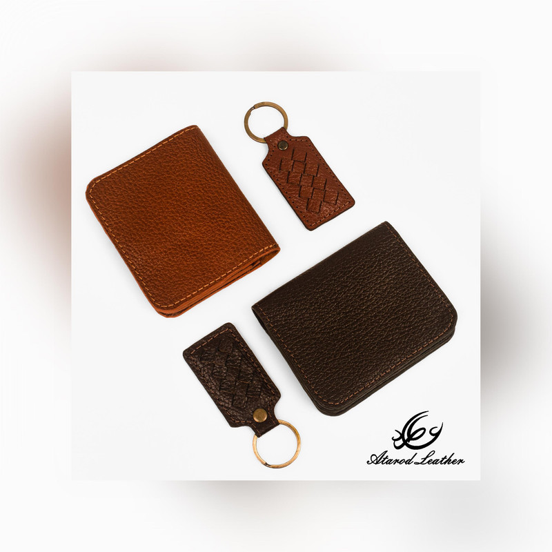 ست هدیه چرم عطارد مدل مدل چرم طبیعی کد A57